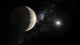 Makemake illustration poster print showcasing celestial beauty