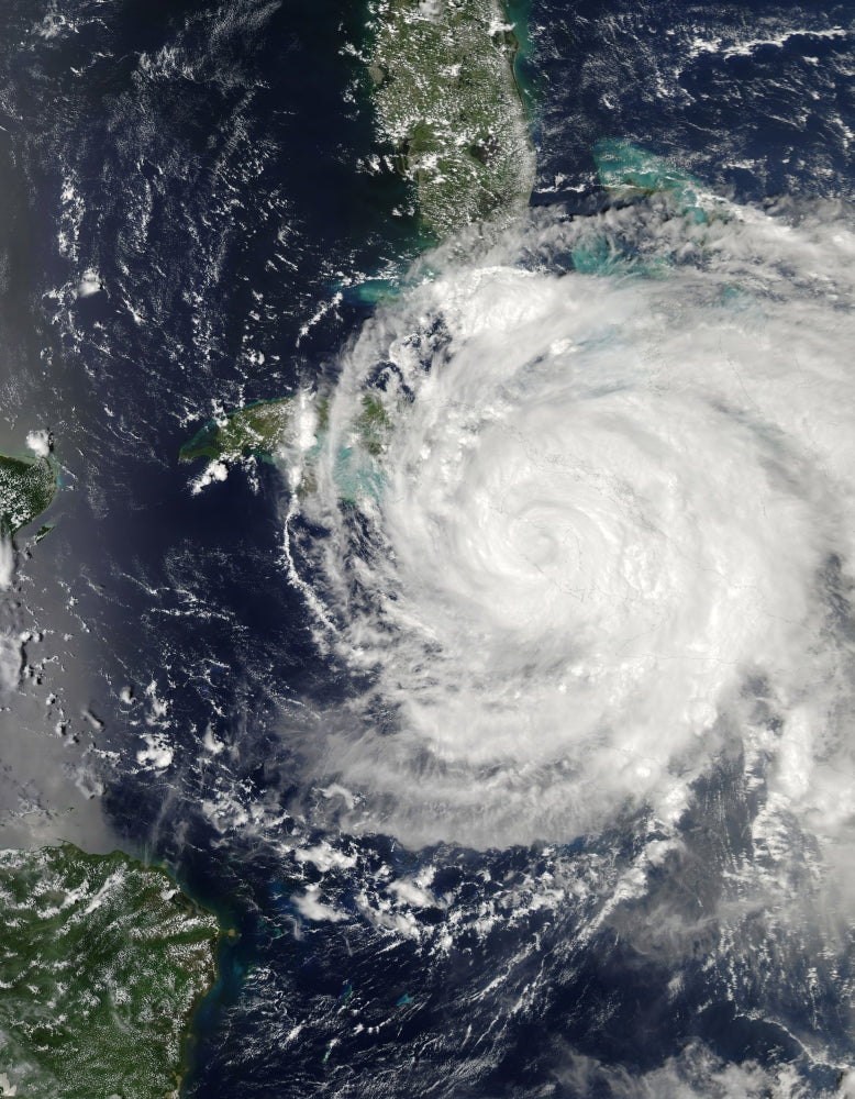 Hurricane Ike over Cuba, Jamaica, and the Bahamas Poster Print