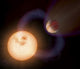 Artist's impression of a unique exoplanet poster print.