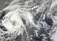 Tropical Storm Josephine Poster Print showcasing vibrant colors and dynamic imagery.