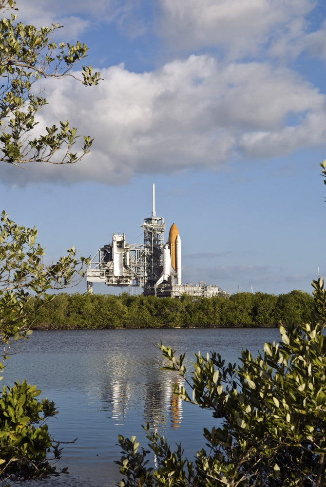 Space Shuttle Atlantis Ready for Launch Poster Print