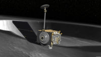 Artist Concept of the Lunar Reconnaissance Orbiter Poster Print