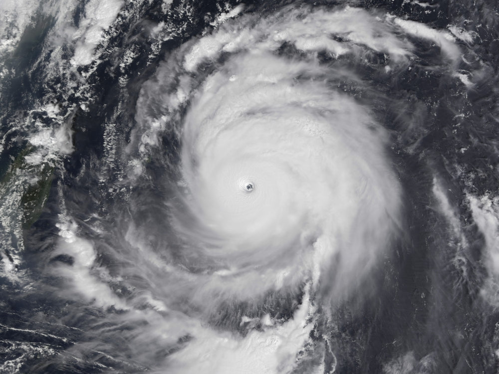 September 10, 2003 Typhoon Maemi in the Pacific Ocean Poster Print