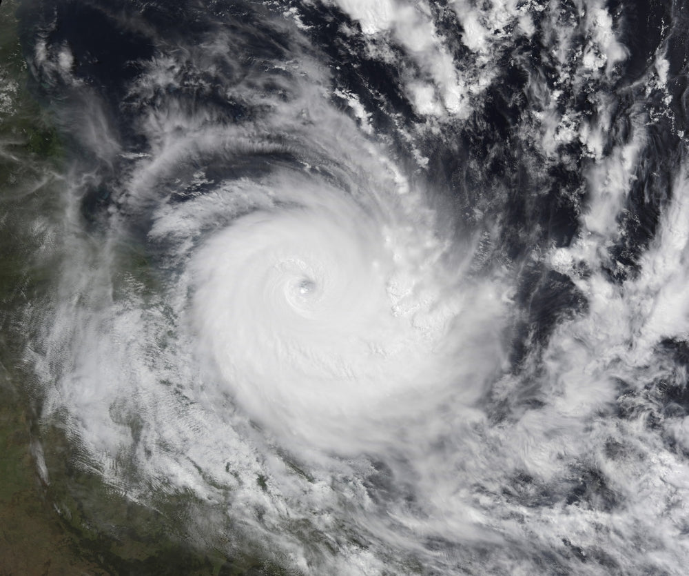 Poster print of Severe Tropical Cyclone Hamish, March 8, 2009.