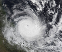 Poster print of Severe Tropical Cyclone Hamish, March 8, 2009.