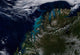 The Norwegian Sea Poster Print showcasing tranquil waters and rugged coastlines.
