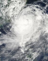 August 7, 2009 Typhoon Morakot Over Taiwan Poster Print