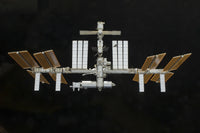 International Space Station and Space Shuttle Endeavour poster print.