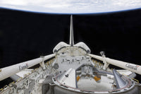 Poster print of Space Shuttle Endeavour's payload bay, showcasing NASA engineering.