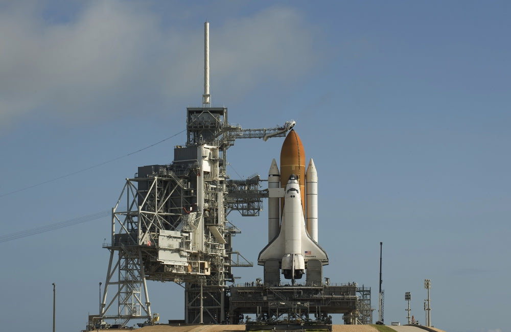 Space Shuttle Discovery STS-128 Mission Poster Print at Kennedy Space Center