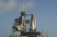 Space Shuttle Discovery STS-128 Mission Poster Print at Kennedy Space Center