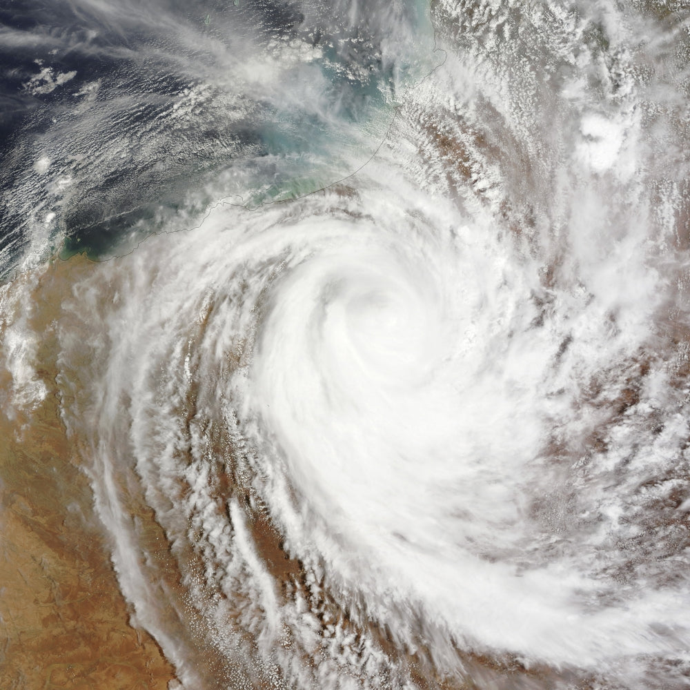 Cyclone Laurence Moves Far Inland Over Western Australia Poster Print