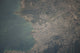 Aerial view of Port-au-Prince, Haiti poster print showcasing vibrant city life.