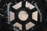 Sahara Desert view through Tranquility module cupola - Poster Print