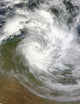 Tropical Cyclone Paul over Australia Poster Print from March 29, 2010