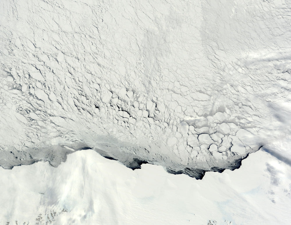 Early Spring in the Antarctic Poster Print showcasing serene Antarctic landscape
