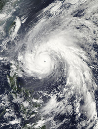 October 17, 2010 Super Typhoon Megi Poster Print