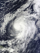 Hurricane Otto Poster Print showcasing dramatic weather off Puerto Rico