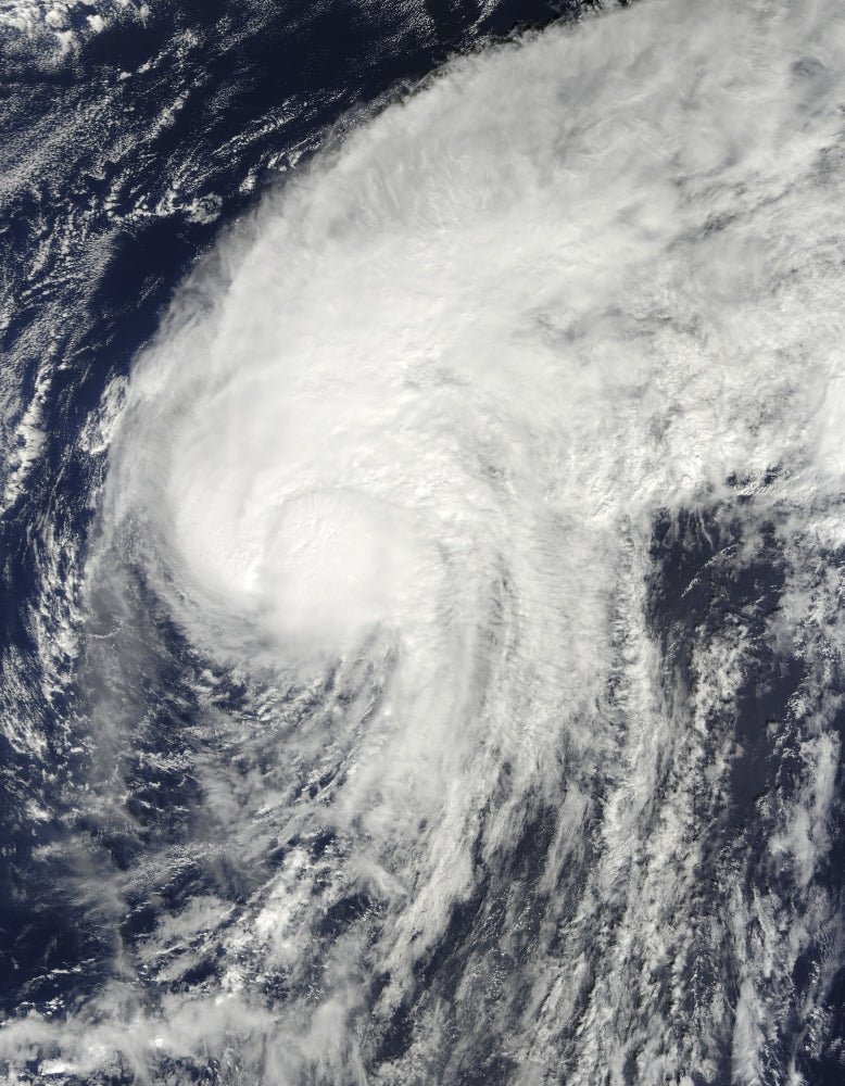 Hurricane Otto Poster Print depicting the storm in the Atlantic Ocean on October 9, 2010.