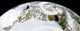 Partial view of Earth showing northern Canada and northern Greenland poster print.