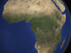 Earth Landcover Over Africa Poster Print showcasing diverse landscapes.