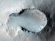 Poster print of a small cone on Mars' giant shield volcanoes, showcasing the unique Martian landscape.