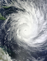 Tropical Cyclone Yasi Poster Print showcasing the power of nature.