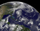 Tropical Cyclones Katia, Lee, Maria and Nate Poster Print