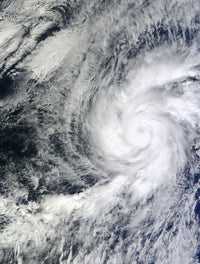 November 21, 2011 Hurricane Kenneth Poster Print depicting the storm off western Mexico.