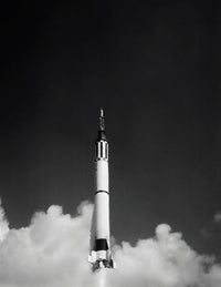 Mercury-Redstone 3 rocket launch poster print from Cape Canaveral, Florida.