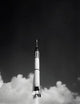 Mercury-Redstone 3 rocket launch poster print from Cape Canaveral, Florida.