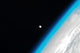 The Moon and Earth's Atmosphere Poster Print by Stocktrek Images
