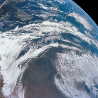 View of Earth as photographed from the Apollo 12 spacecraft poster print.