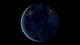 Digital composite poster of Earth's city lights at night over the Atlantic Ocean.