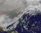 Satellite view of the Polar Vortex in the Northern United States poster print.