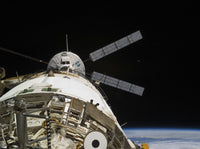 Johannes Kepler Automated Transfer Vehicle Docks to the International Space Station Poster Print