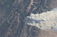 Poster print of the Fontenelle fire burning in Wyoming from space.
