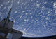 Space Shuttle Discovery aft section poster print with Earth backdrop.