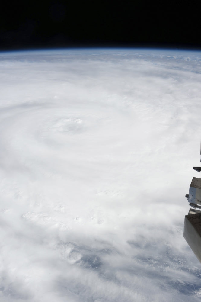Cyclone Donna Poster Print showcasing powerful weather photography.
