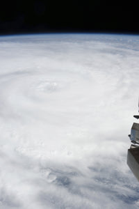 Cyclone Donna Poster Print showcasing powerful weather photography.