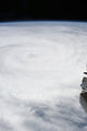 Cyclone Donna Poster Print showcasing powerful weather photography.