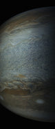 Enhanced color view of Jupiter's south tropical zone poster print