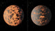 Super-Earth 55 Cancri e Volcanic Activity Poster Print showcasing volcanic activity