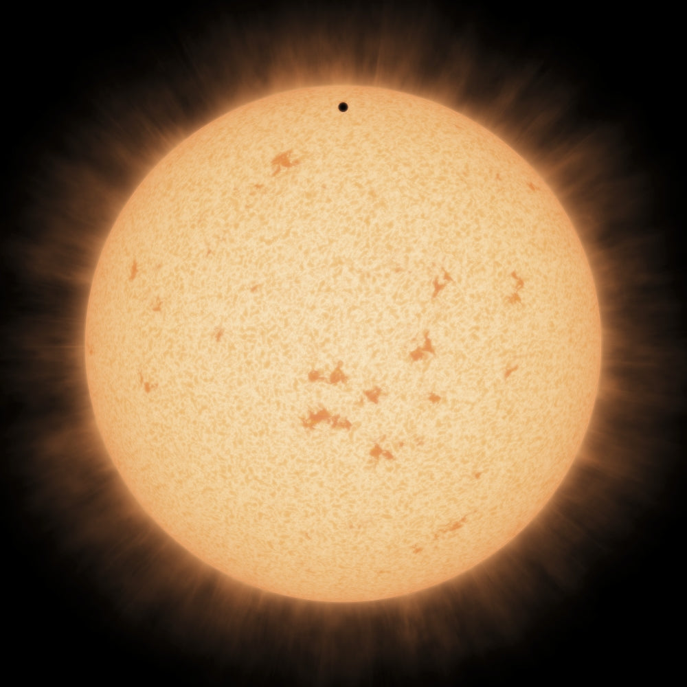 Artist's concept of the hot rocky exoplanet HD 219134 b poster print