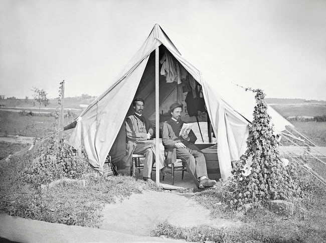 Officers of the 8th Pennsylvania Infantry Poster Print showcasing Civil War history.