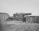 Cannon Mounted in Fort at Battery Rodger during American Civil War Poster Print