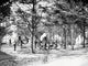 Military camp set up in the woods during the American Civil War poster print.
