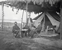 Officers of the 5th US Cavalry Regiment Civil War Poster Print