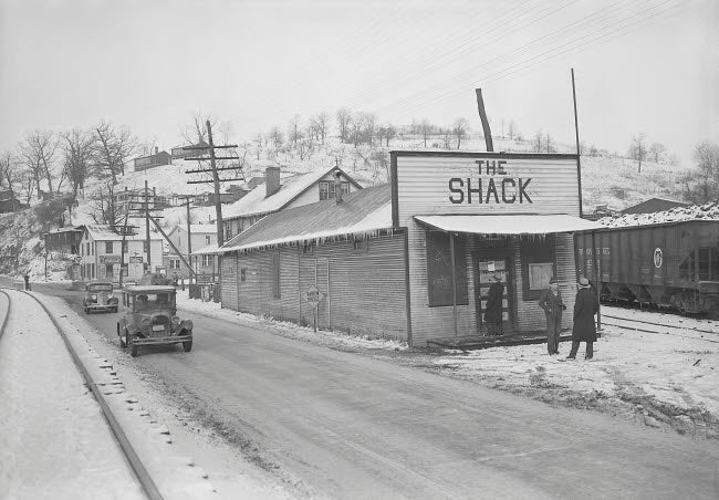 The Shack Community Center Poster Print from 1936 in Scotts Run, West Virginia.