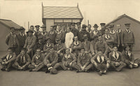 Group of New Zealanders on the Rooftop of King George Military Hospital, London, 1915 Poster Print.